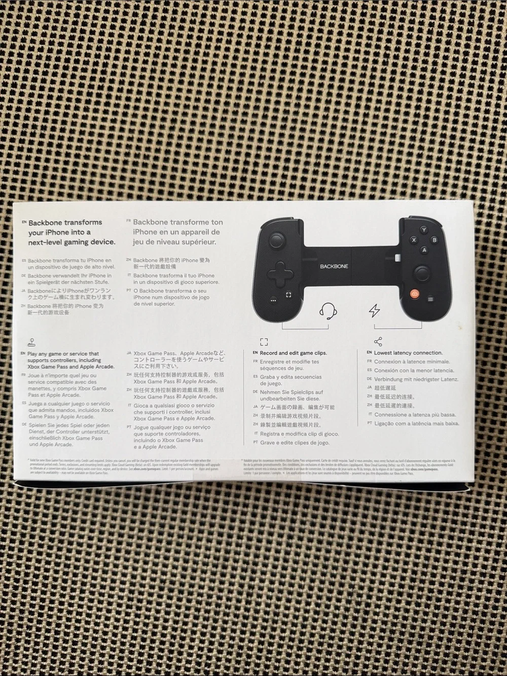 Backbone Xbox Mobile Gaming Controller for iPhone - Lightning Connection